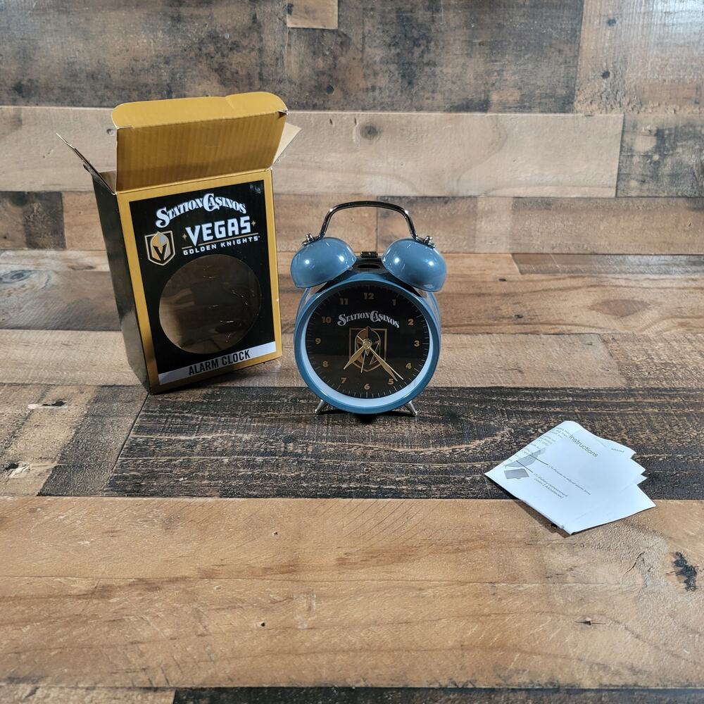 Vegas Golden Knights NHL Station Casinos Alarm Clock